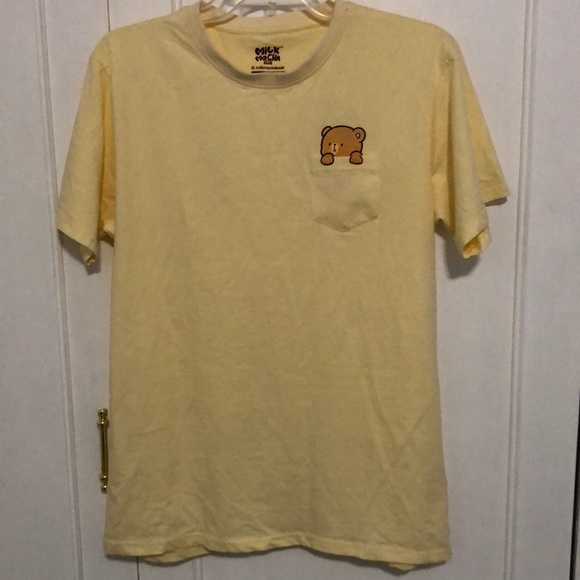 Milk Mocha Bear Pocket Tshirt - Picture 1 of 8